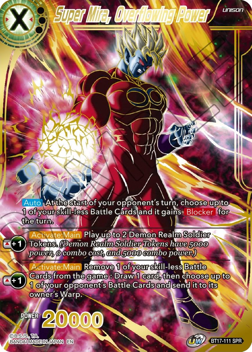 Super Mira, Overflowing Power [SPR] BT17-111 Dragon Ball Super Ultimate Squad