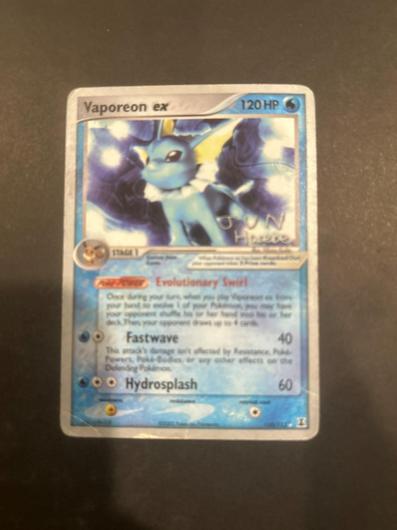 Vaporeon EX #110 photo