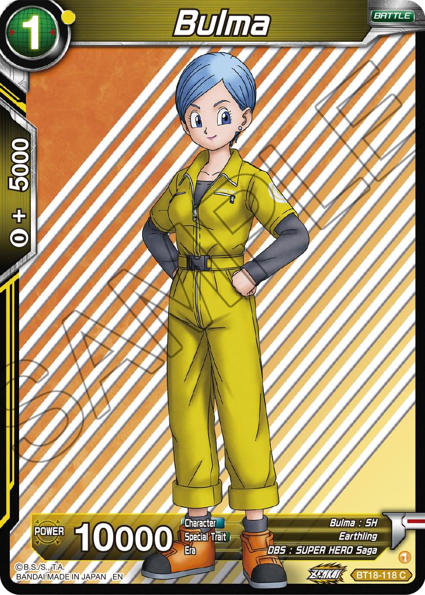 Bulma BT18-118 Prices | Dragon Ball Super Dawn of the Z-Legends ...