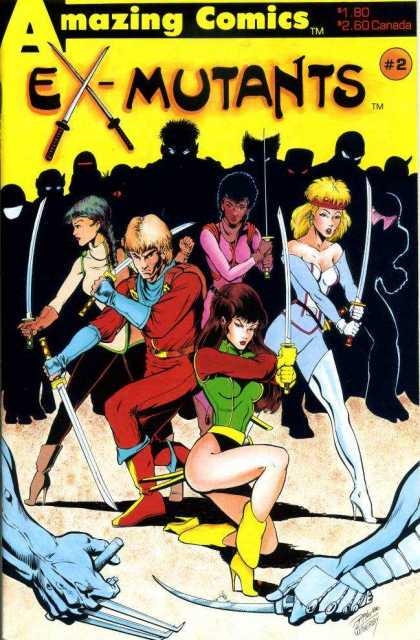 Ex-Mutants #2 (1987) Comic Books Ex-Mutants