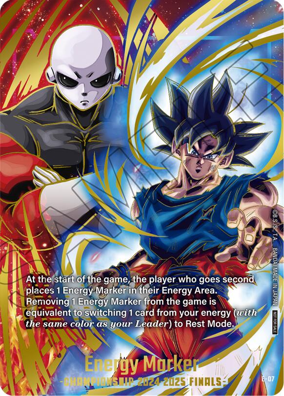 Energy Marker - E-07 [Championship 2024-2025 Finals Holo] E-05 Dragon Ball Fusion World Judge Promo