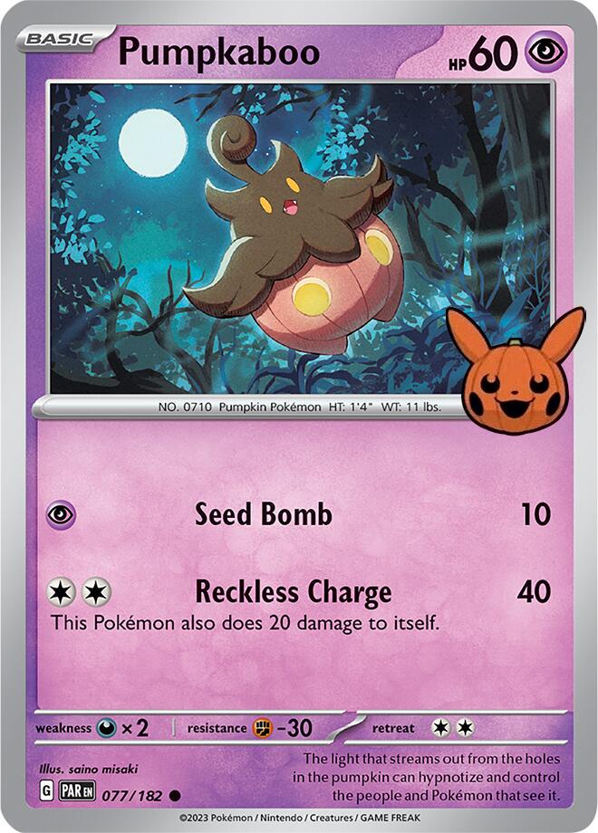 Pumpkaboo #77 Pokemon Trick or Trade 2024