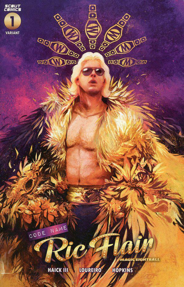 Codename Ric Flair: Magic Eightball [Merli] #1 (2023) Comic Books Code Name Ric Flair