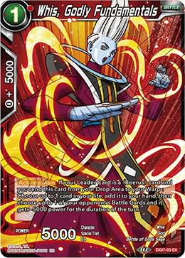 Whis, Godly Fundamentals [Foil] EX07-03 Dragon Ball Super Magnificent Collection Fusion Hero