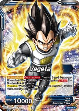 Vegeta // Super Saiyan Blue Vegeta BT1-028 Dragon Ball Super Galactic Battle