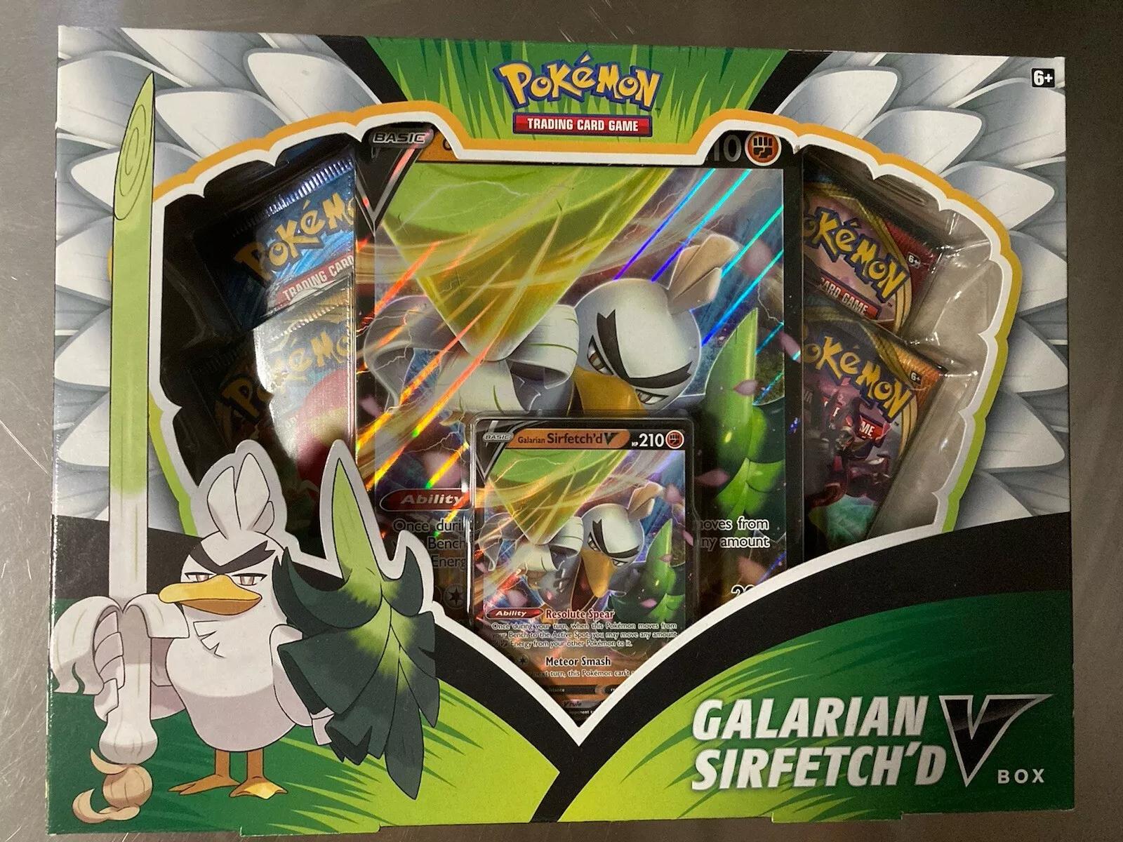 Galarian Sirfetch'D V Box Pokemon Cosmic Eclipse