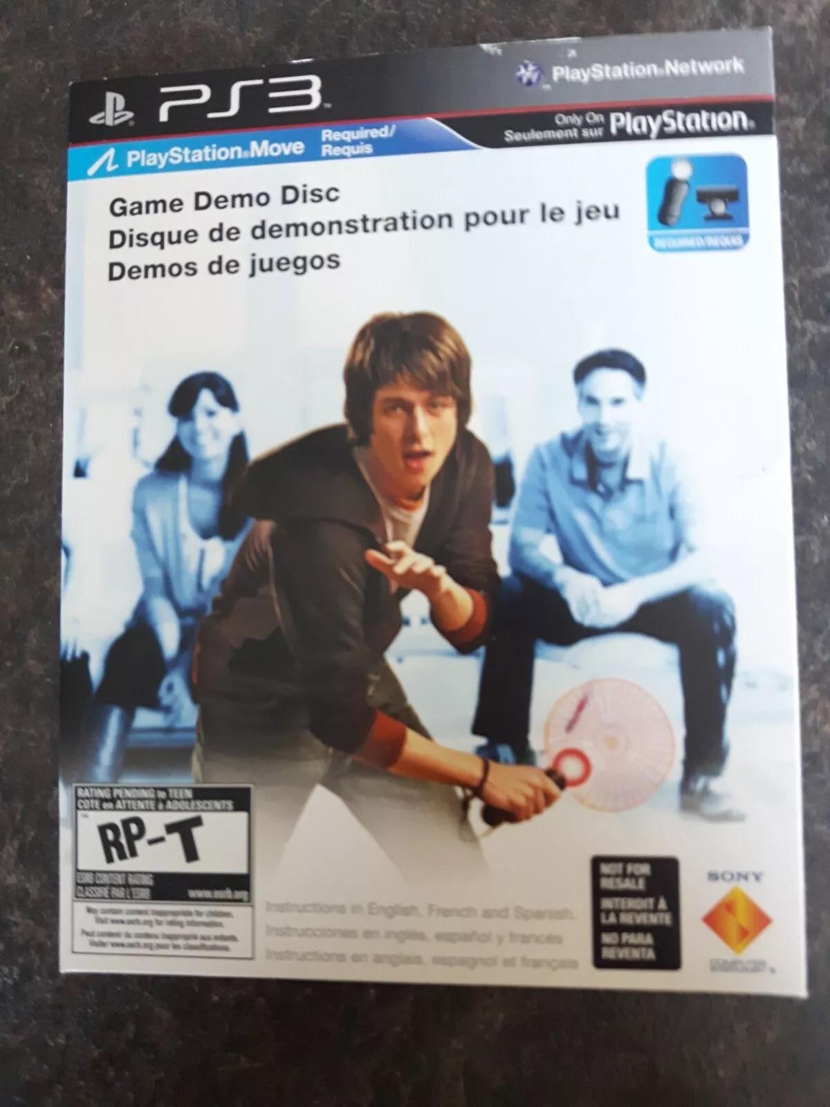 Playstation Move Game Demo Disc Playstation 3