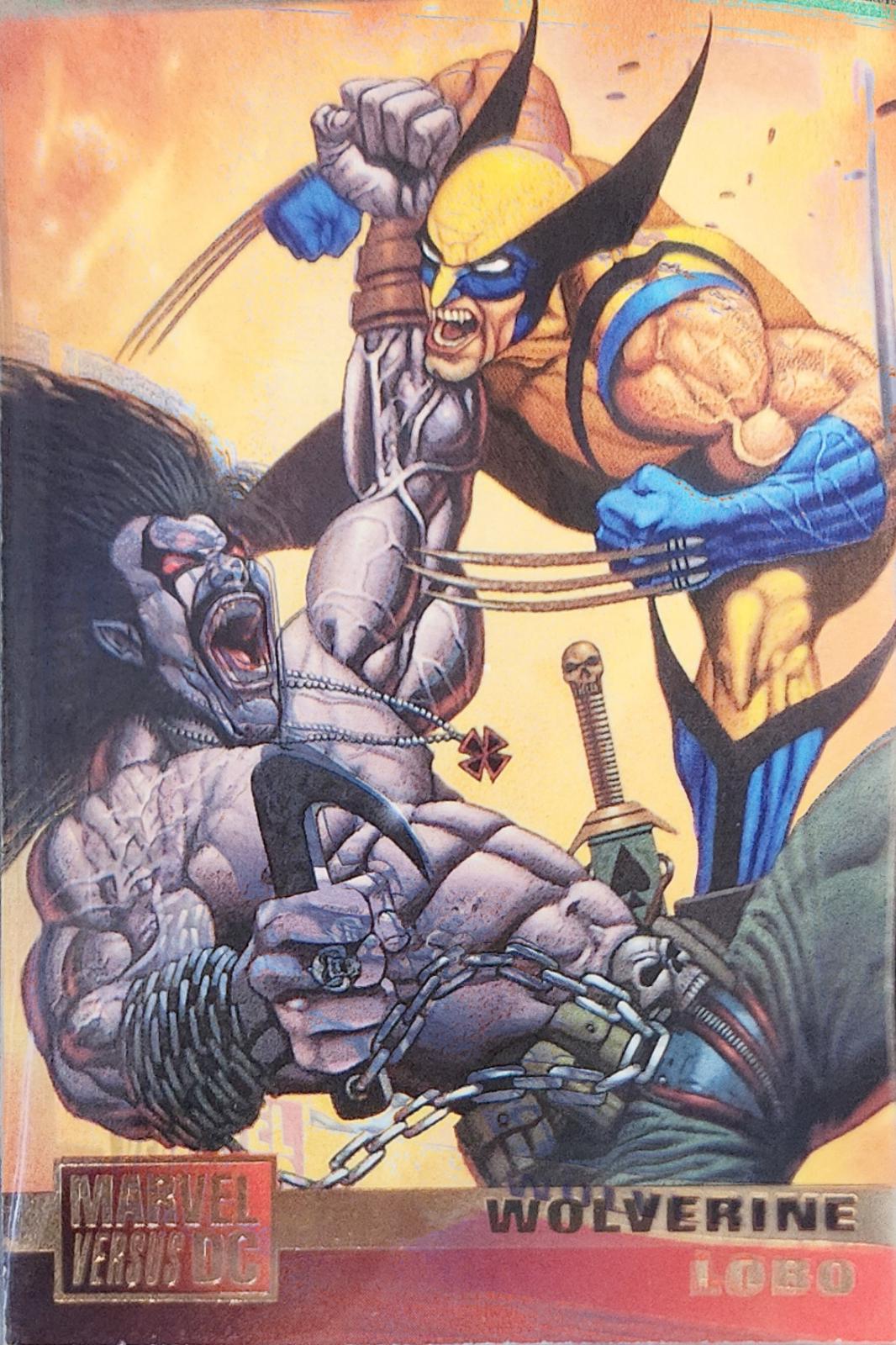 Wolverine / Lobo #55 1995 Fleer DC vs Marvel