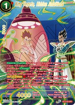 King Vegeta, Hidden Ambitions [SPR] BT13-020 Dragon Ball Super Supreme Rivalry