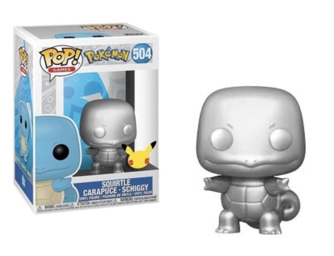 Squirtle [Metallic Silver] #504 Funko POP Games