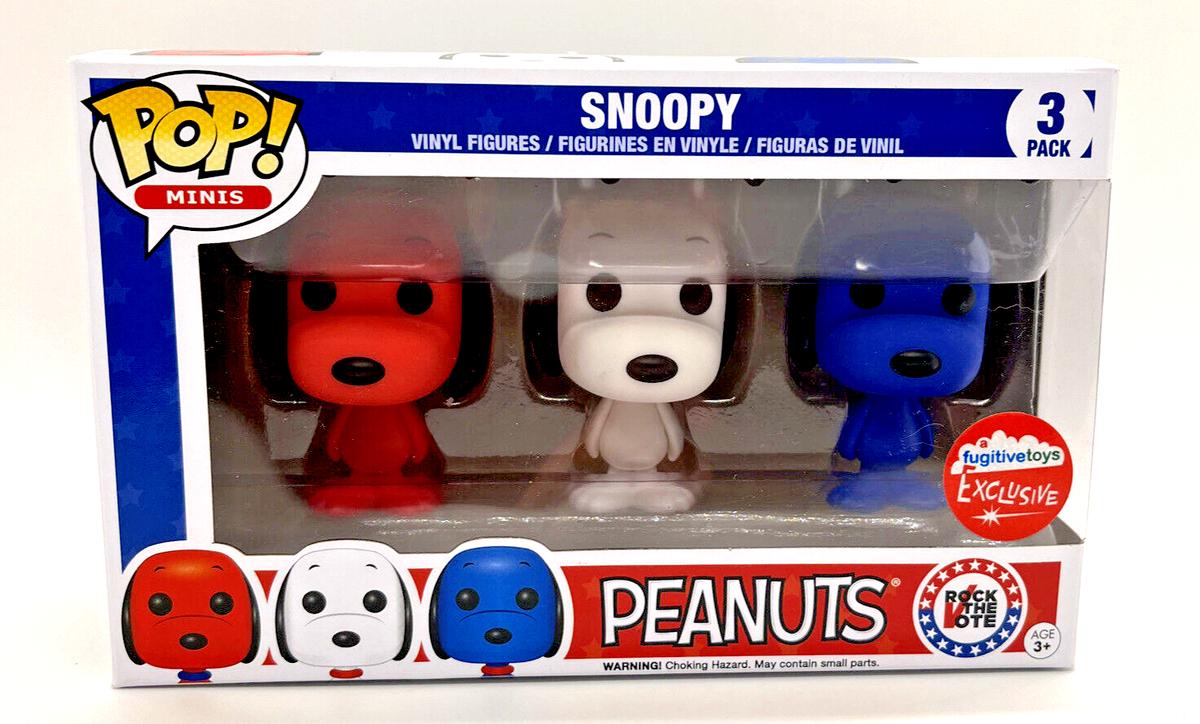 Snoopy Red, White & Blue Funko POP Minis