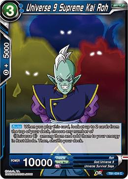 Universe 9 Supreme Kai Roh [Foil] TB1-034 Dragon Ball Super The Tournament of Power