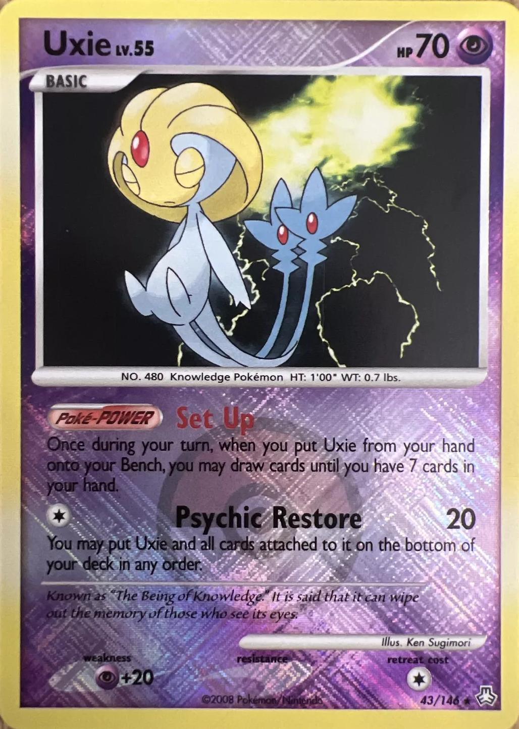 Uxie [Reverse Holo] #43 Pokemon Legends Awakened