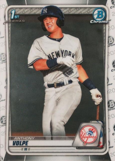 2020 Bowman Chrome Anthony buy Volpe 1st Silver refractor /499 mint Yankees