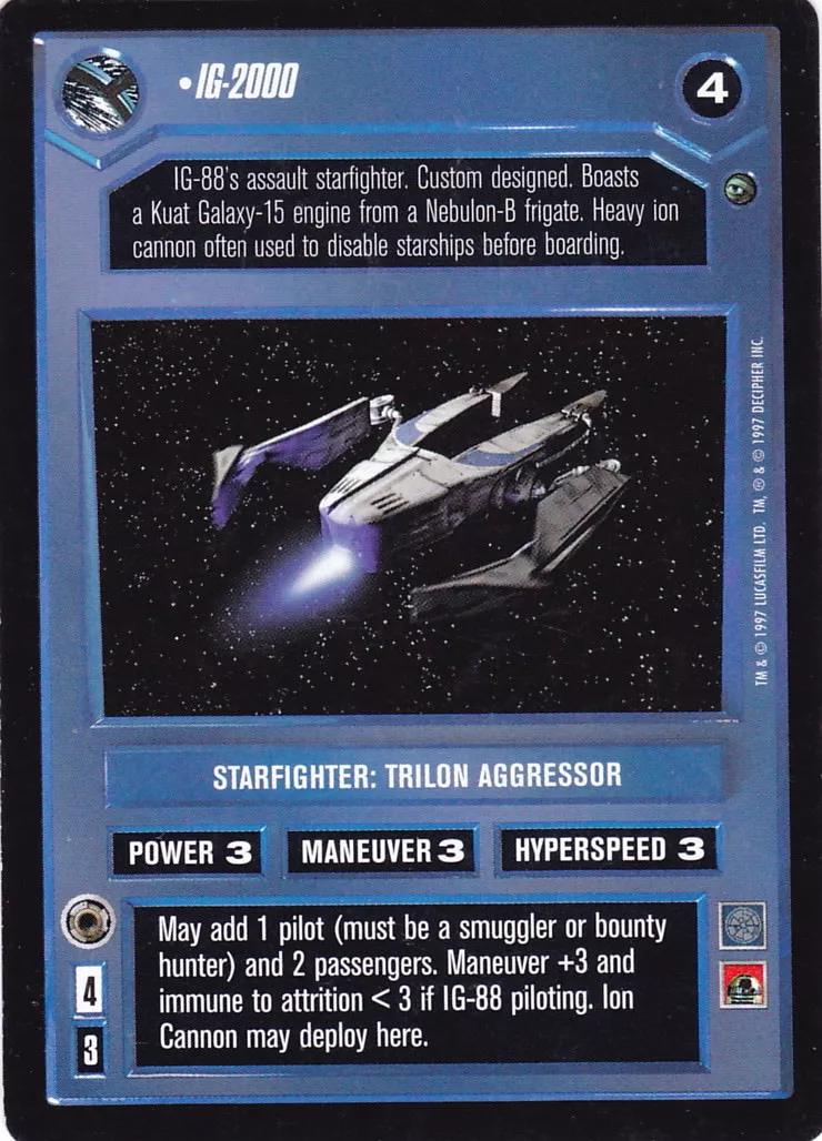 IG-2000 [Limited] Star Wars CCG Dagobah