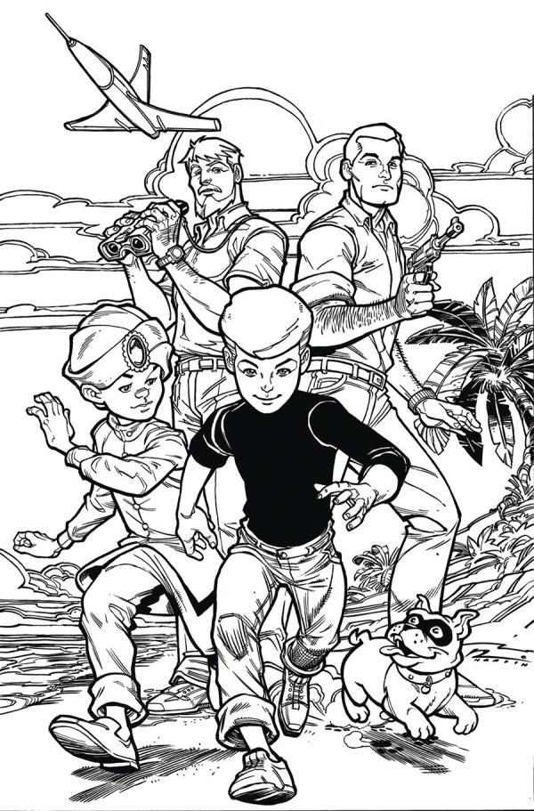 Jonny Quest [Hardin Line Art Virgin] #1 (2024) Comic Books Jonny Quest