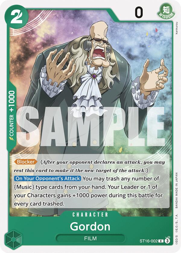 Gordon ST16-002 One Piece Starter Deck 16: Uta