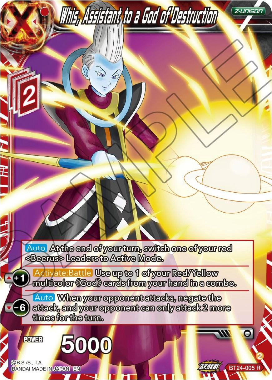 Whis, Assistant to a God of Destruction [Foil] BT24-005 Dragon Ball Super Beyond Generations