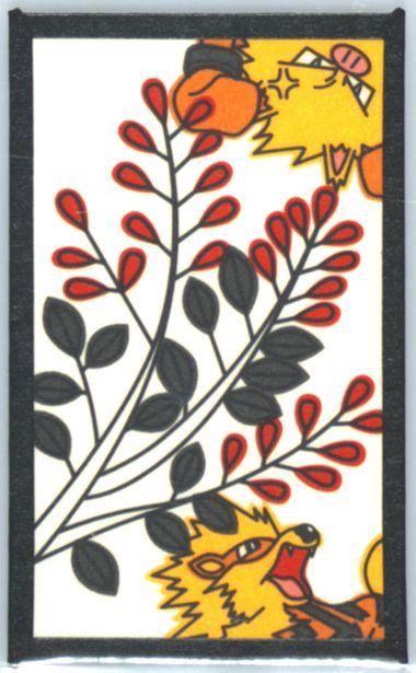 Arcanine, Primeape (July) Pokemon Japanese Hanafuda