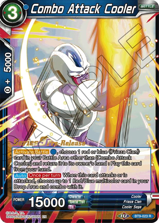 Combo Attack Cooler BT9-023 Dragon Ball Super Universal Onslaught: Pre-Release Promos