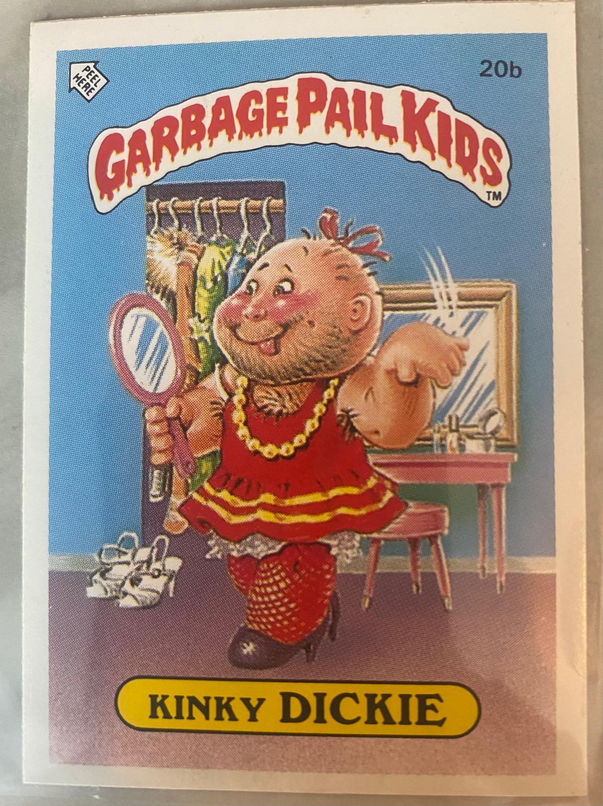 Kinky Dickie #20B Garbage Pail Kids 1985 Mini