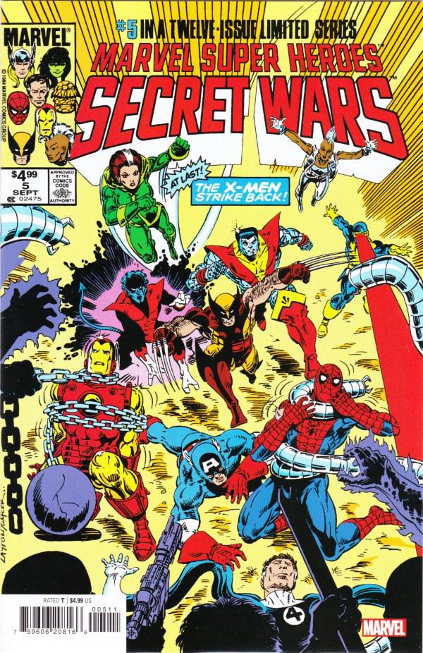 Marvel Super Heroes: Secret Wars [Facsimile] #5 (2024) Comic Books Marvel Super Heroes Secret Wars Facsimile Edition