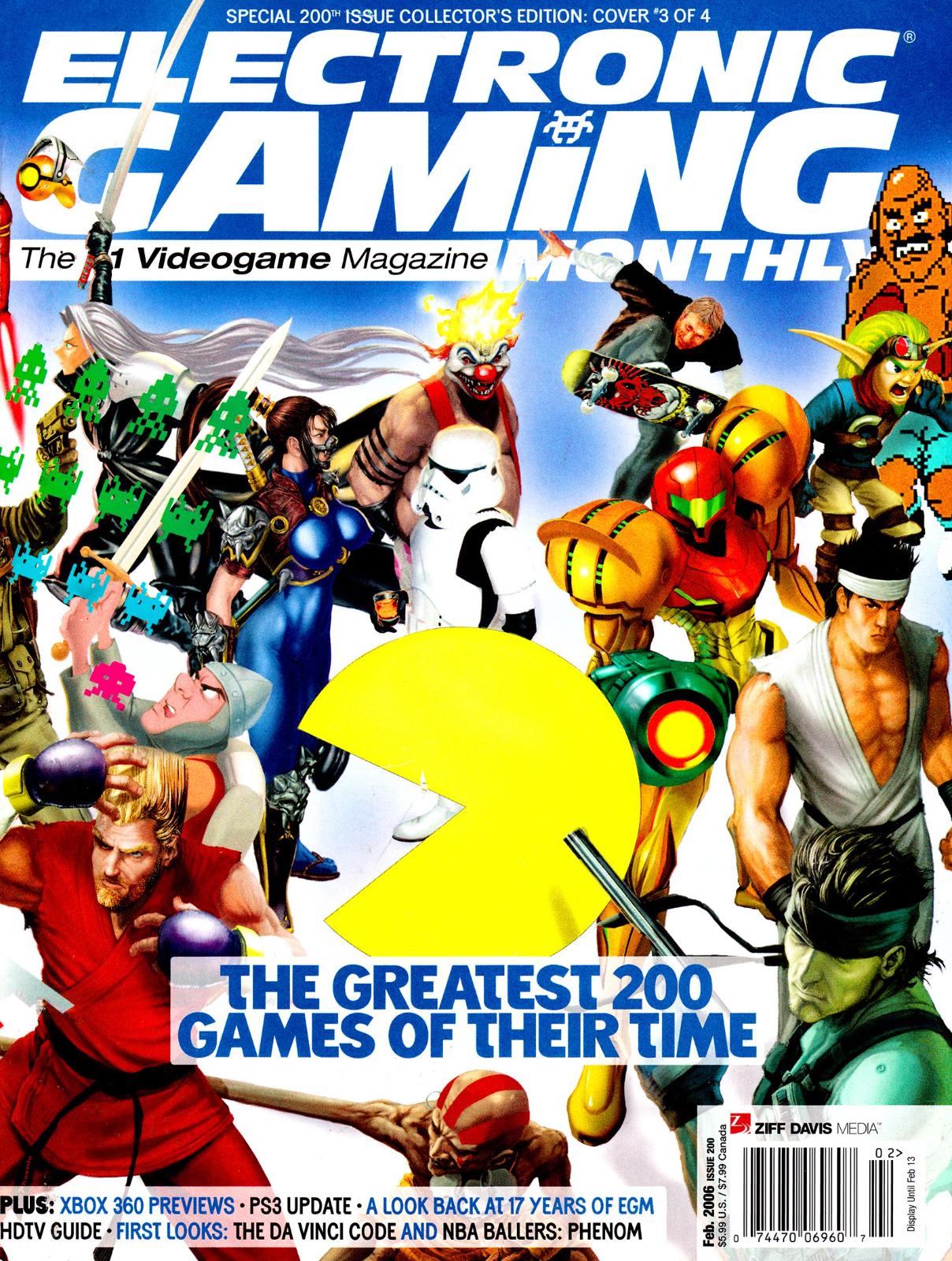 Electronic Gaming Monthly [Issue 200] Cover #3 Electronic Gaming Monthly