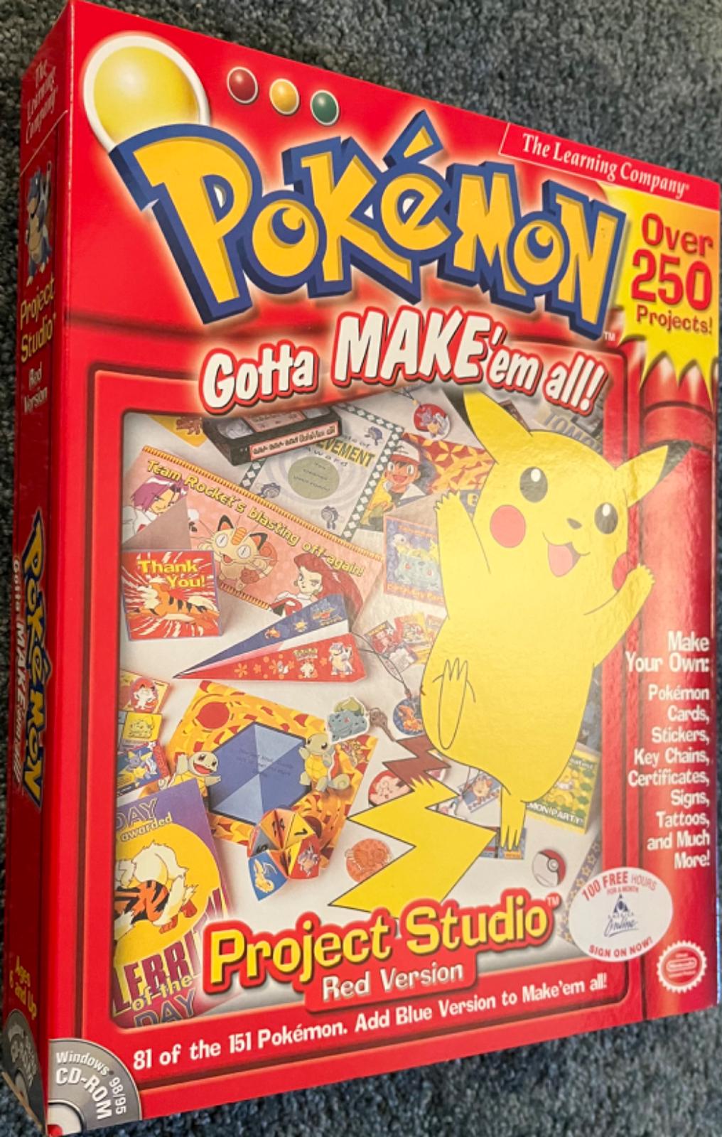 Pokemon Project Studio: Red Version [Big Box] PC Games