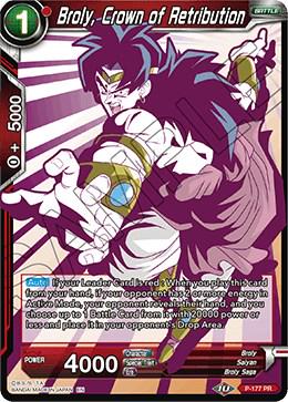 Broly, Crown of Retribution [Alternate Art] P-177 Dragon Ball Super Expansion Set: Special Anniversary Box 2020