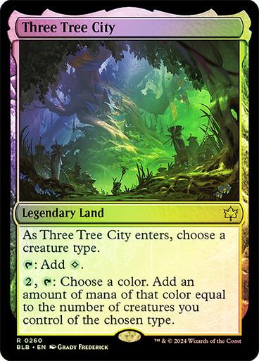 Three Tree City [Foil] #260 Magic Bloomburrow