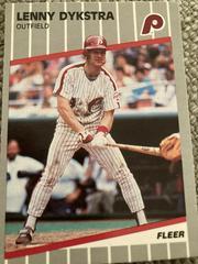 Lenny Dykstra #U-105 Baseball Cards 1989 Fleer Update Prices
