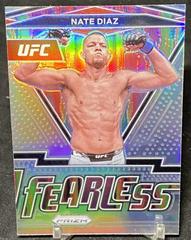 Nate Diaz [Silver] #13 Ufc Cards 2022 Panini Prizm UFC Fearless Prices