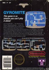 Back Cover | Gyromite [5 Screw] NES