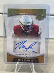 Max Roberts [Gold] #ASP-102 Football Cards 2021 Sage Aspire Autographs Prices