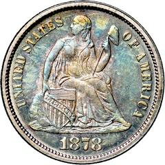 1878 [PROOF] Coins Seated Liberty Dime Prices