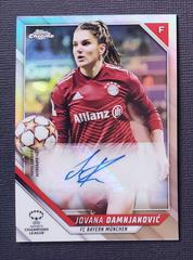 Jovana Damnjanovic #BA-JD Soccer Cards 2021 Topps Chrome UEFA Women’s Champions League Autographs Prices