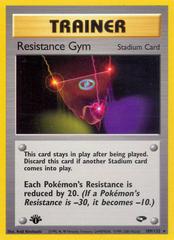 Resistance Gym [1st Edition] Pokemon Gym Challenge Prices