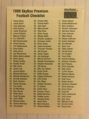 Checklist 1-210 Football Cards 1999 Skybox Premium Prices