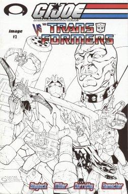 G.I. Joe vs. the Transformers [Sketch] #2 (2003) Comic Books G.I. Joe Vs. The Transformers