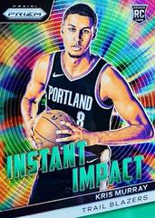 Kris Murray [Green] #12 Basketball Cards 2023 Panini Prizm Instant Impact Prices