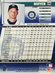 Rear | Jamie Moyer Baseball Cards 2002 Donruss Best of Fan Club