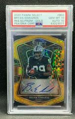 Bryan Edwards [Gold Prizm] Football Cards 2020 Panini Select Rookie Signatures Prices
