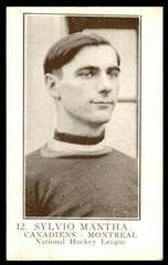 Sylvio Mantha #12 Hockey Cards 1923 V145-1 Paterson Prices