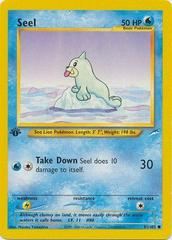 Seel [1st Edition] #81 Prices | Pokemon Neo Destiny | Pokemon Cards