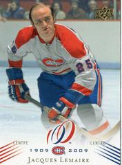 Jacques Lemaire Hockey Cards 2008 Upper Deck Montreal Canadiens Centennial Prices