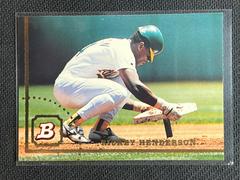 Ricky Henderson #80 Baseball Cards 1994 Bowman Prices