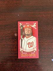Josh Bell [Mini Red] #5 Baseball Cards 2021 Topps Allen & Ginter X Prices
