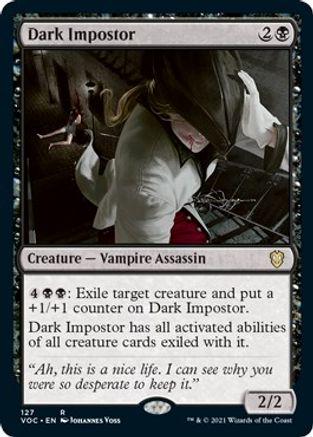 Dark Impostor Magic Innistrad: Crimson Vow Commander