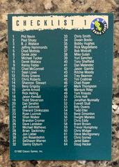 Back | Checklist 1: 1-64 Baseball Cards 1992 Classic Draft Picks