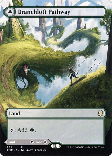 Branchloft Pathway & Boulderloft Pathway [Extended Art] #284 Magic Zendikar Rising